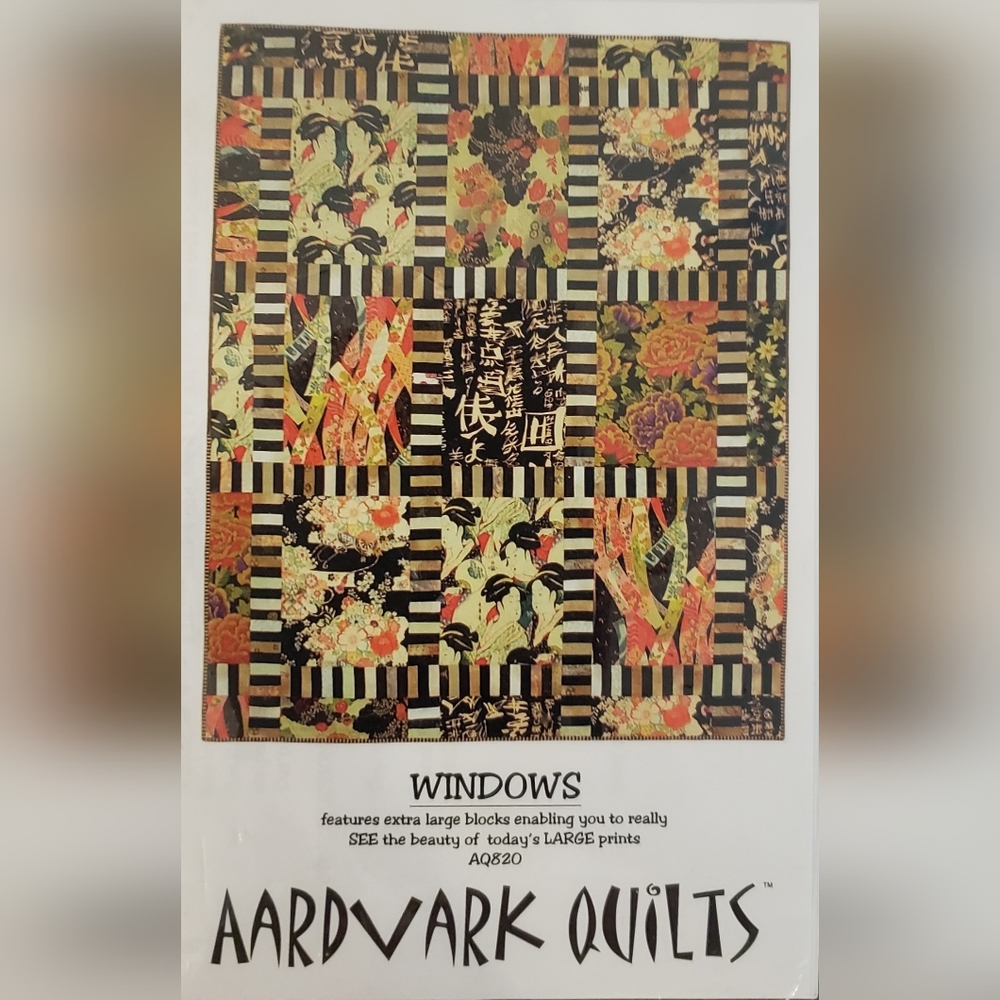 Aarrdvark Quilts, Windows #AQ820, Quilt Pattern